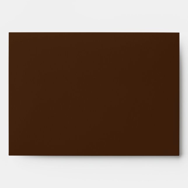 5x7 WT Cherry Blossom Brown Dark Pink Envelope (Front)