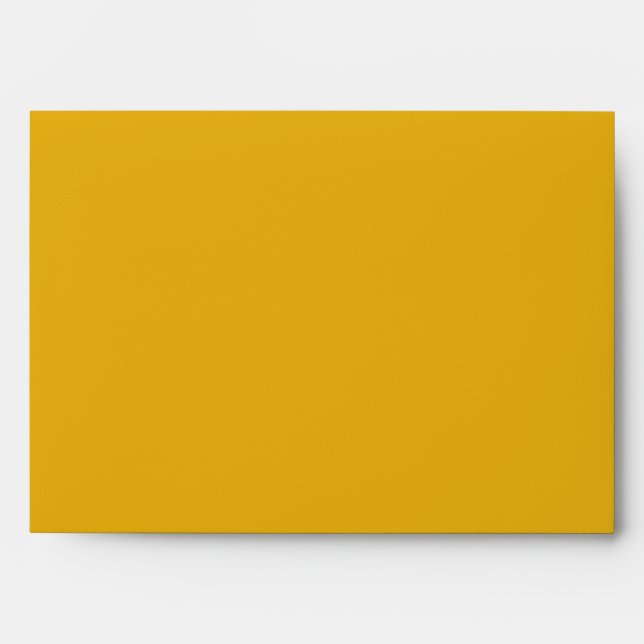 5x7 Yellow Outside Fall Striped Inside Envelope (Front)