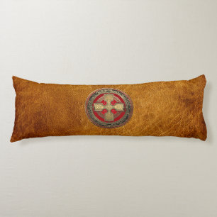 [600] Ancient Celtic Sacred Gold Knot Cross Body Cushion