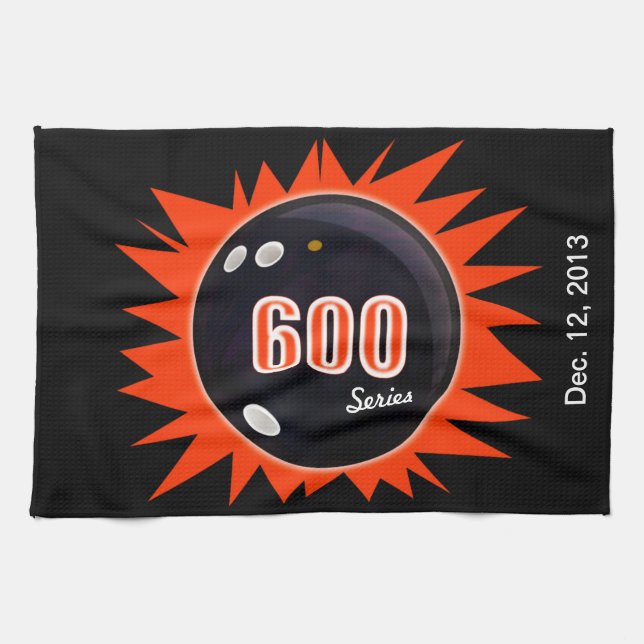 600 Bowling Series Tea Towel (Horizontal)