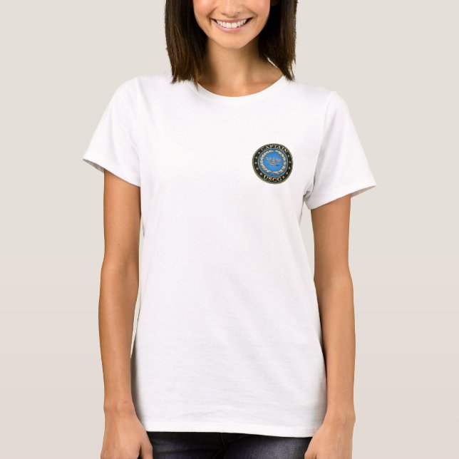 [600] Coast Guard: Captain (CAPT) T-Shirt (Front)