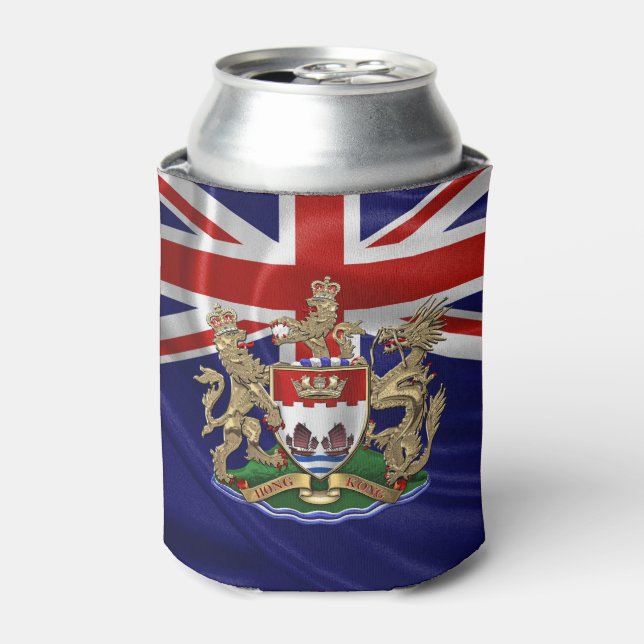 [600] Hong Kong - 1959-1997 Coat of Arms Can Cooler (Can Front)