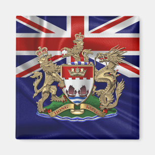 [600] Hong Kong - 1959-1997 Coat of Arms Magnet