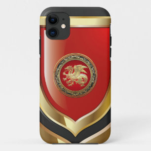 [600] Icelandic Dragon, Landvættir [Gold] Case-Mate iPhone Case