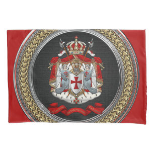 [600] Knights Templar Coat of Arms Pillowcase