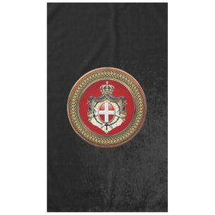 [600] Order of Malta - SMOM Coat of Arms Tablecloth