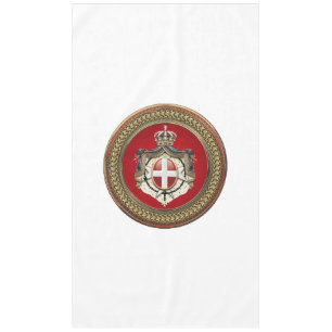 [600] Order of Malta - SMOM Coat of Arms Tablecloth
