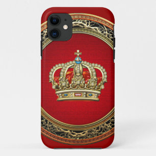 [600] Prince-Princess King-Queen Crown [Belg.Gold] Case-Mate iPhone Case