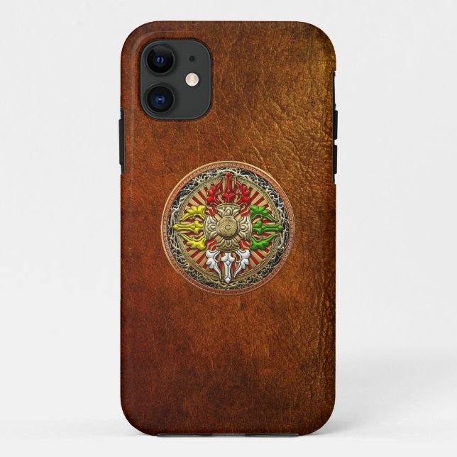 [600] Tibetan Double Dorje Mandala Case-Mate iPhone Case (Back)