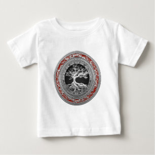 [600] Treasure Trove: Celtic Tree of Life [Silver] Baby T-Shirt