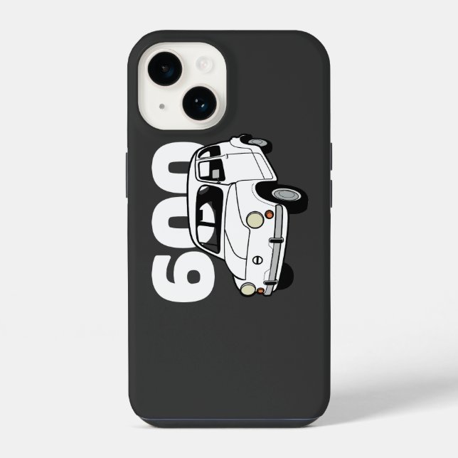 600 white v2 iPhone case (Back)