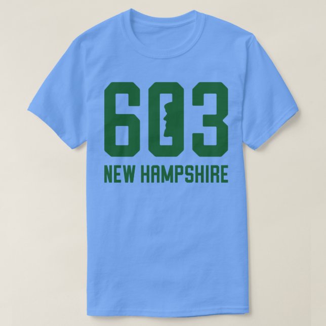 603 Old Man of the Mountain Alternate Green T-Shirt (Design Front)