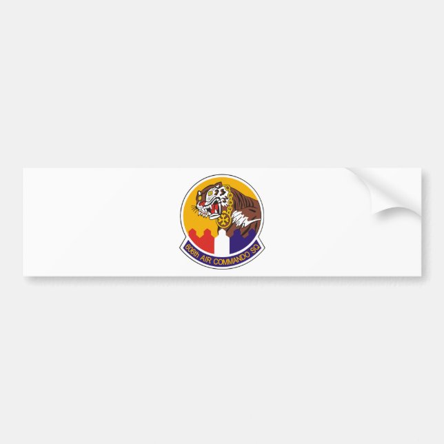 606th ACS Bumper Sticker (Front)
