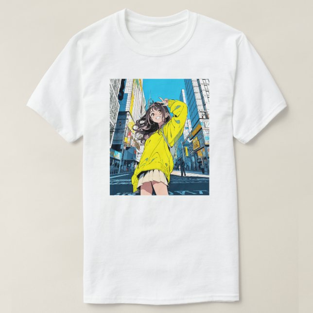 [60,000] Sushi Musume JK T Shirt|T-shirt Generativ T-Shirt (Design Front)