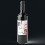 60 and Fabulous Pink Glitter 2 Photo 60th Birthday Wine Label<br><div class="desc">60 and Fabulous Pink Glitter 2 Photo Surprise 60th Birthday Wine Label. Stunning labels with “60 and Fabulous” text and pink glitter. Featuring sparkly faux-glitter brush strokes, and space for two personal photos, this elegant design is perfect for honouring a fabulous woman’s milestone birthday. Fully customisable to include a personal...</div>