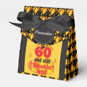 60 and Still Smokin Hot   60th Birthday Favour Box