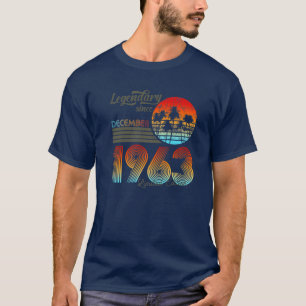 60. Birthday Legendary Since December 1963 T-Shirt