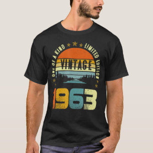 60 Birthday Vintage 1963 One Of A Kind T-Shirt