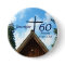 60 Blessed Years Old Country Church Button Pin