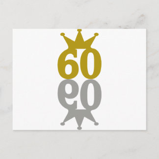 60-Crown-Reflection Postcard