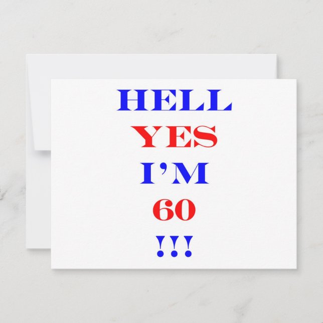 60 Hell yes (Front)