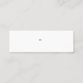 60% MINI BUSINESS CARD
