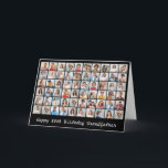 60 Photo Collage Add Any Name & Age Birthday Card<br><div class="desc">Create your own 60 Photo Collage for Christmas, Birthdays, Weddings, Anniversaries, Graduations, Father's Day, Mother's Day or any other Special Occasion, with our easy-to-use design tool. Add your favorite photos of friends, family, vacations, hobbies and pets and you'll have a stunning, one-of-a-kind photo collage, perfect for home decoration, gift giving...</div>