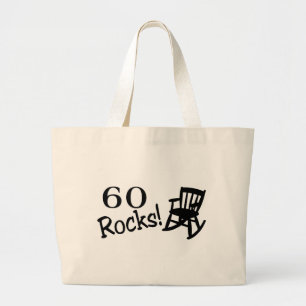 60 Rocks (Rocker) Large Tote Bag