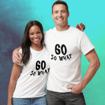 60 so What Funny Quote 60th Birthday  T-Shirt<br><div class="desc">60 so What Funny Quote 60th Birthday T-Shirt. This t-shirt is a humourous and playful way to celebrate a man's 60th birthday. The shirt features a witty quote that pokes fun at the idea of aging and encourages the wearer to embrace their age with humour. It makes for a great...</div>
