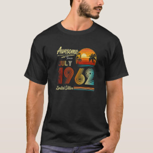 60 Th Birthday  60 Years Old Awesome Since July 19 T-Shirt