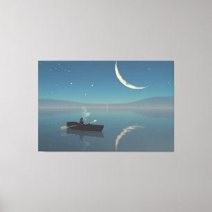 60"x40" Canvas Art w' "Peaceful" image