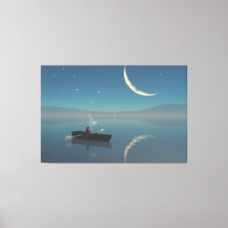 60"x40" Canvas Art w' "Peaceful" image