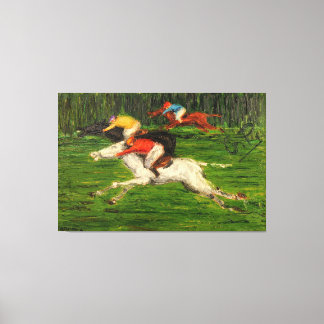 60" x 40" GP di galoppo Canvas Print