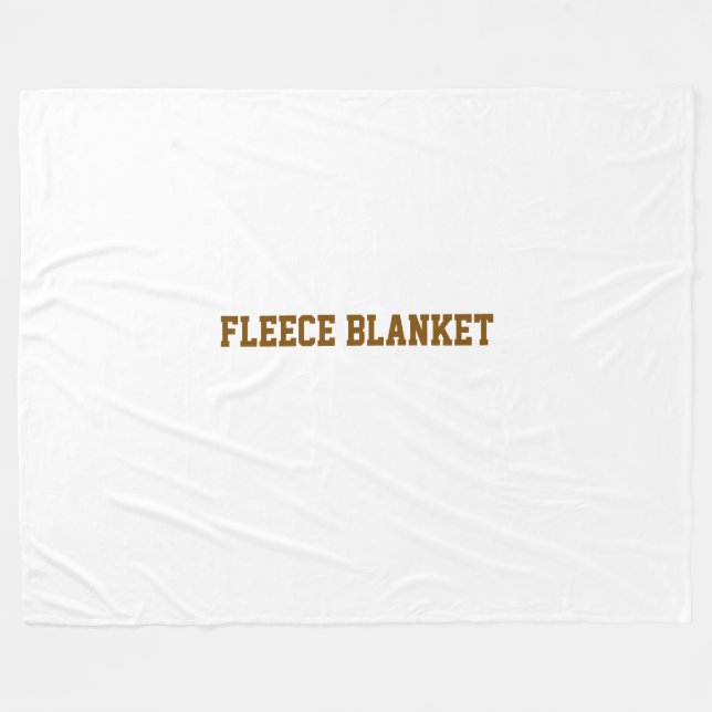 60" x 80" Fleece Blanket (Front (Horizontal))