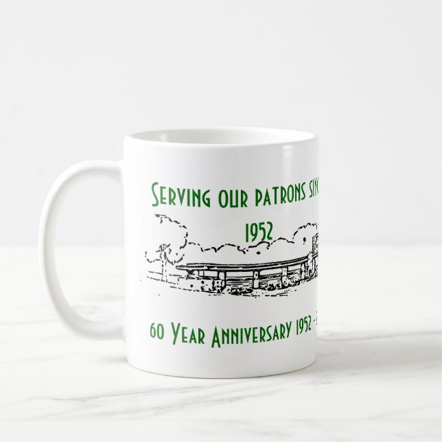 60 Year Anniversary Mug (Left)