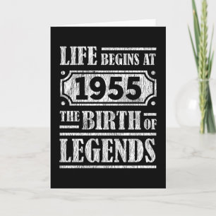 60 Year Old 1965 Birth Of Legend 60th Birthday Card