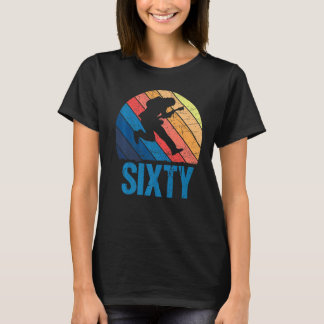 60 Year Old 60th Birthday Man Guitar Player Guitar T-Shirt
