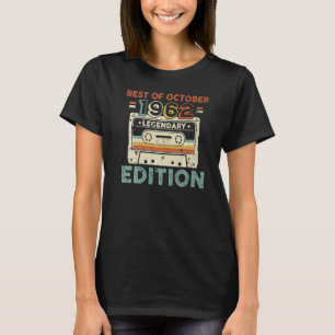 60 Year Old Awesome Since October 1962 60th Birth T-Shirt