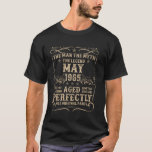 60 Year Old Birthday Gifts For Men May 1965 60th B T-Shirt<br><div class="desc">60 Year Old Birthday Gifts For Men May 1965 60th Bday</div>