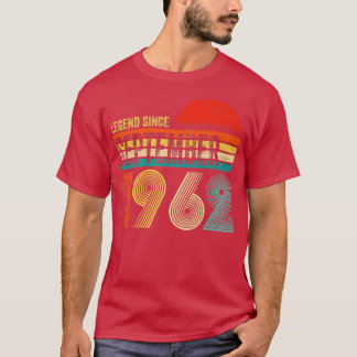 60 Year Old Gift Legend Since September 1962 60th  T-Shirt