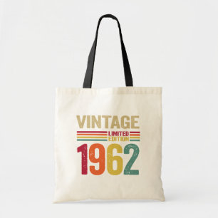 60 Year Old Gifts Vintage 1962- 60th Birthday gift Tote Bag