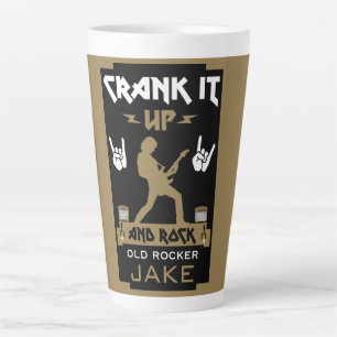 60 Year Old Rockers Birthday Latte Mug