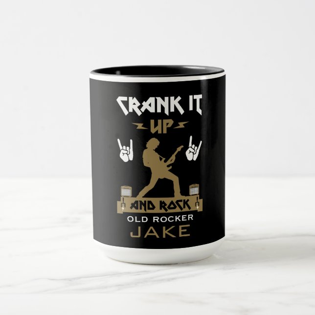 60 Year Old Rockers Birthday Mug (Center)