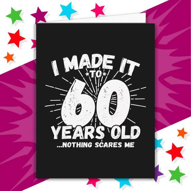 60 Year Old Sarcastic Meme Funny 60th Birthday Card (Creator Uploaded)