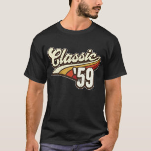 60 Years Old 60th Birthday Gift with Retro Graphic T-Shirt