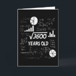60 Years Old Bday Math Teacher 60th Birthday Gift Card<br><div class="desc">Birthday Design For anyone who's horoscope say difficult & Stubborn But totally worth.Wear it with pride at work,  school gym perfect to pair with shorts,  leggings or jeans for a casual yet trendy Look</div>