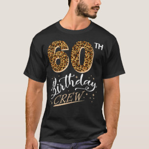 60 Years Old Birthday Leopard Print 60th Birthday T-Shirt