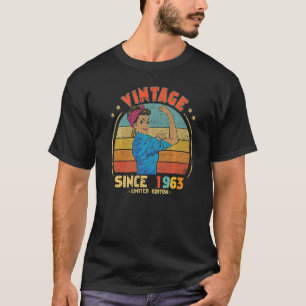 60 Years Old Vintage 1963 60th Birthday 19 T-Shirt