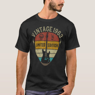 60 Years Old Vintage 1963 60th Birthday 36 T-Shirt
