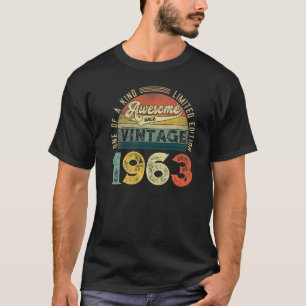 60 Years Old Vintage 1963  60th Birthday   37 T-Shirt